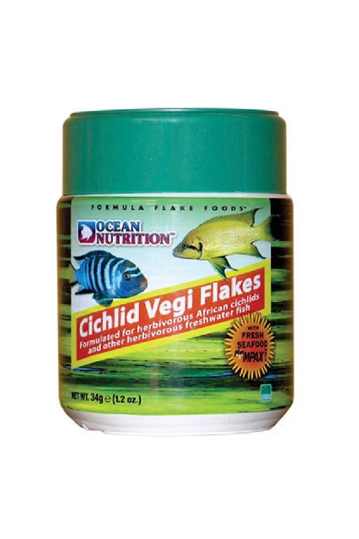 Ocean Nutrition <em>Cichlid</em> Vegi Flakes