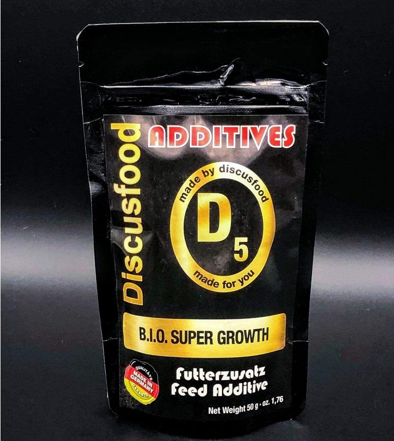 <em>Discus</em>Food Additive B.I.O Super growth D5 50g
