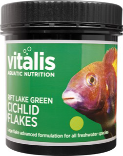 VITALIS RIFT LAKE CICHILID FLAKE-GREEN 90G