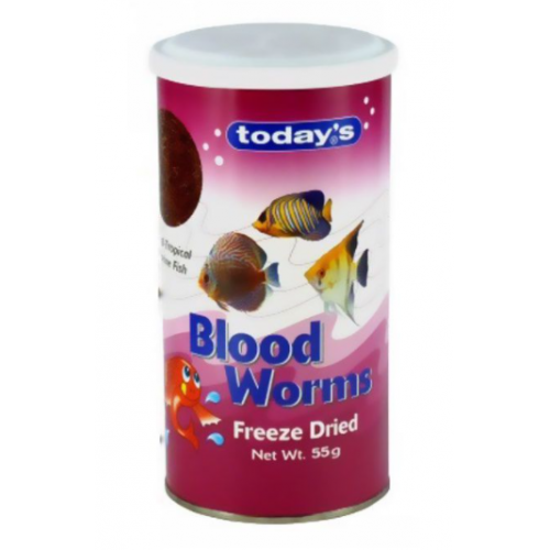 Todays Freeze Dried Blood Worms