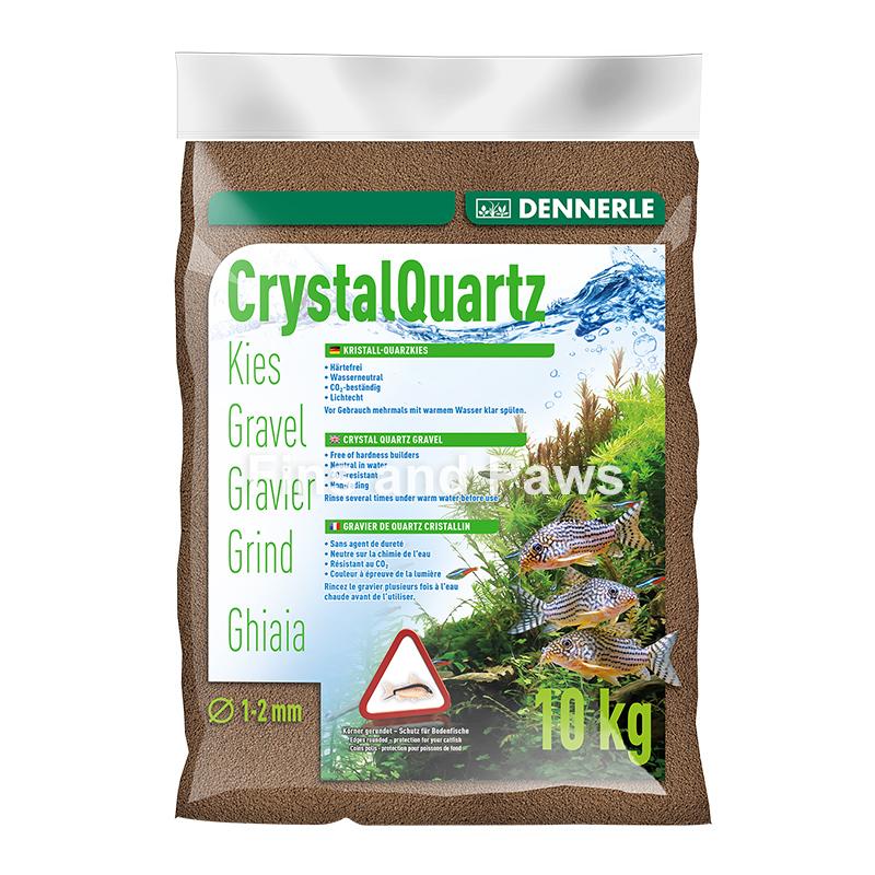 [Dennerle] Crystal Quartz Gravel - Dark Brown 5kg / 10kg