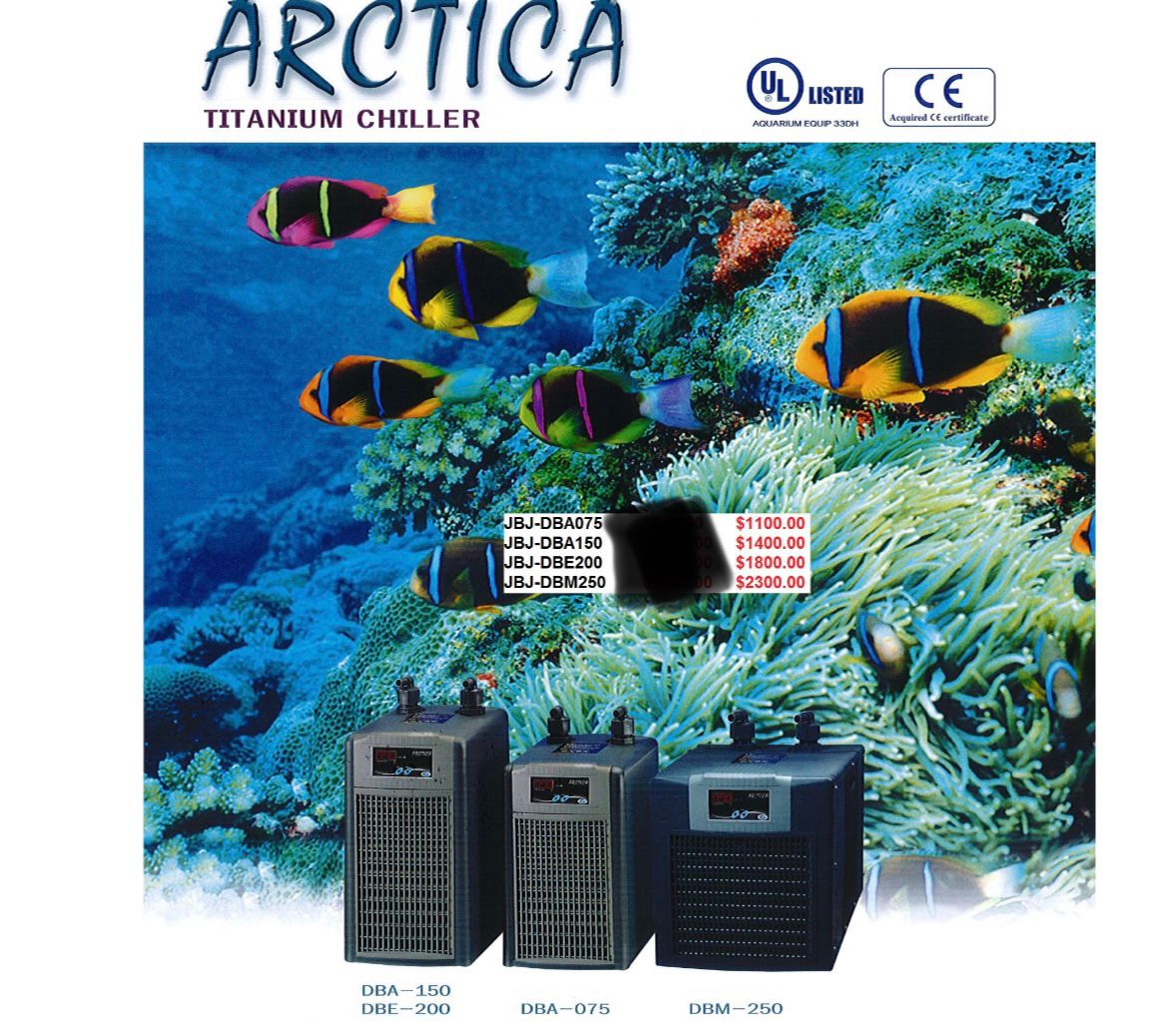 AngelHub Aquatics Boon Keng Water Chiller ARCTICA TITANIUM AQUARIUM